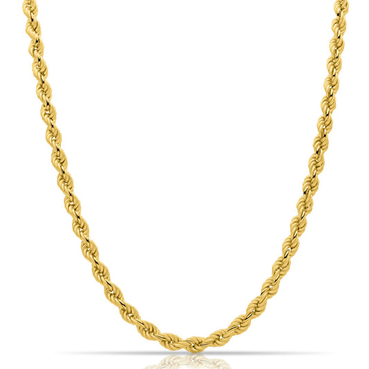 Tony Fein Kordelkette 6mm 585er Vergoldet
