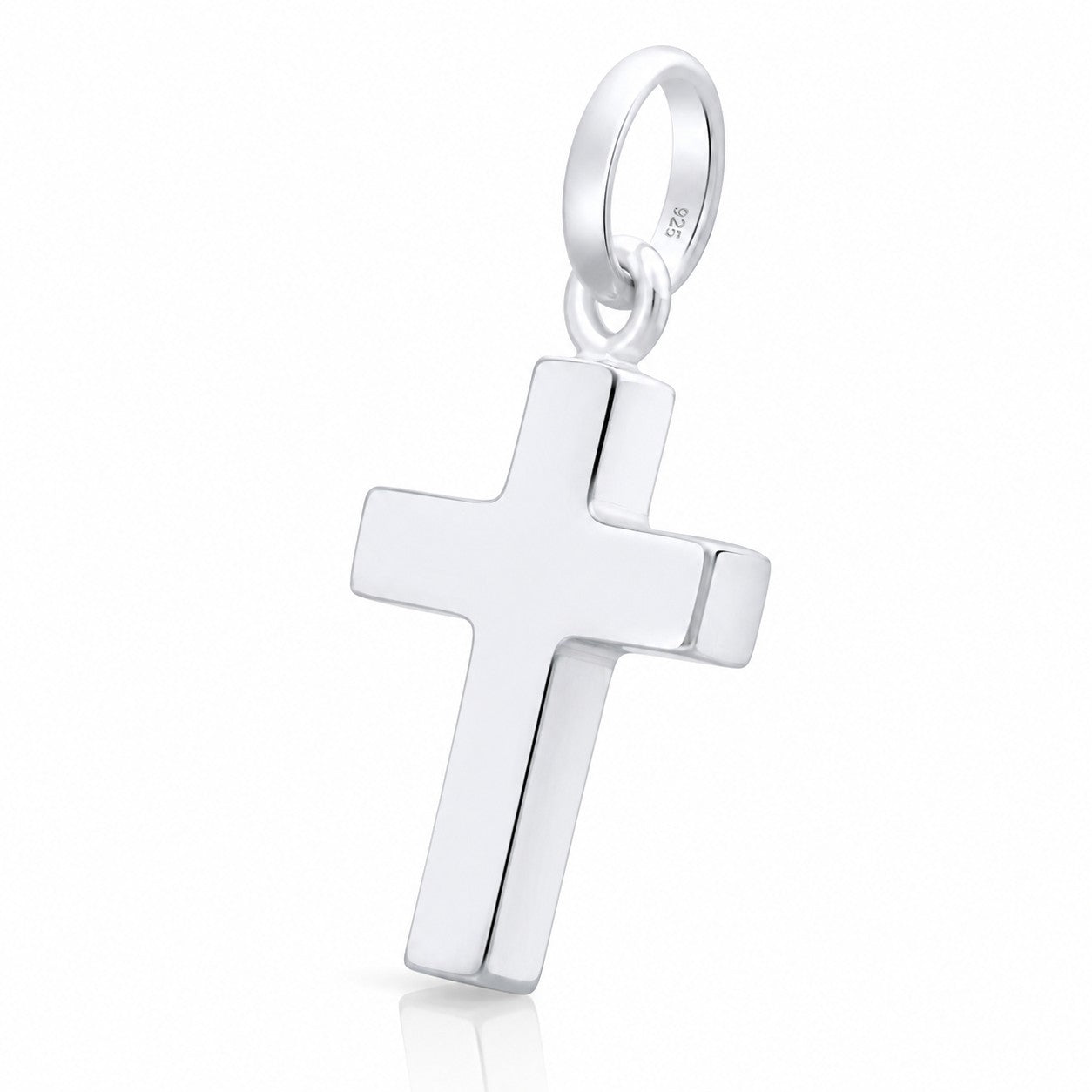 Kreuz Anhänger Klein 925er Sterling Silber Massiv