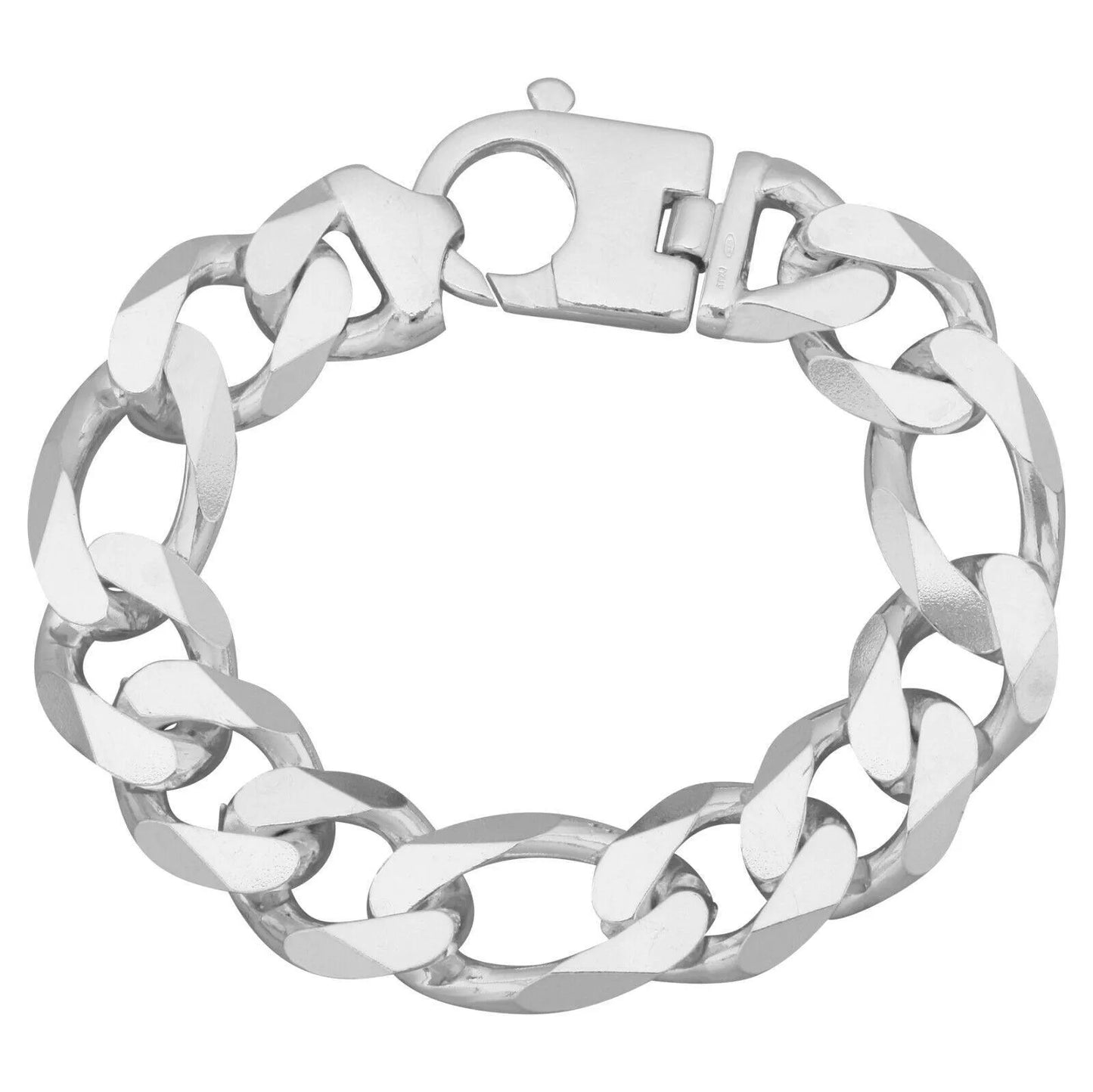 Figaroarmband 20mm 925er Silber