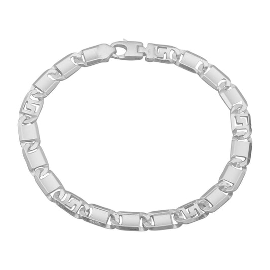 Griechisches Armband 7mm 925er Silber