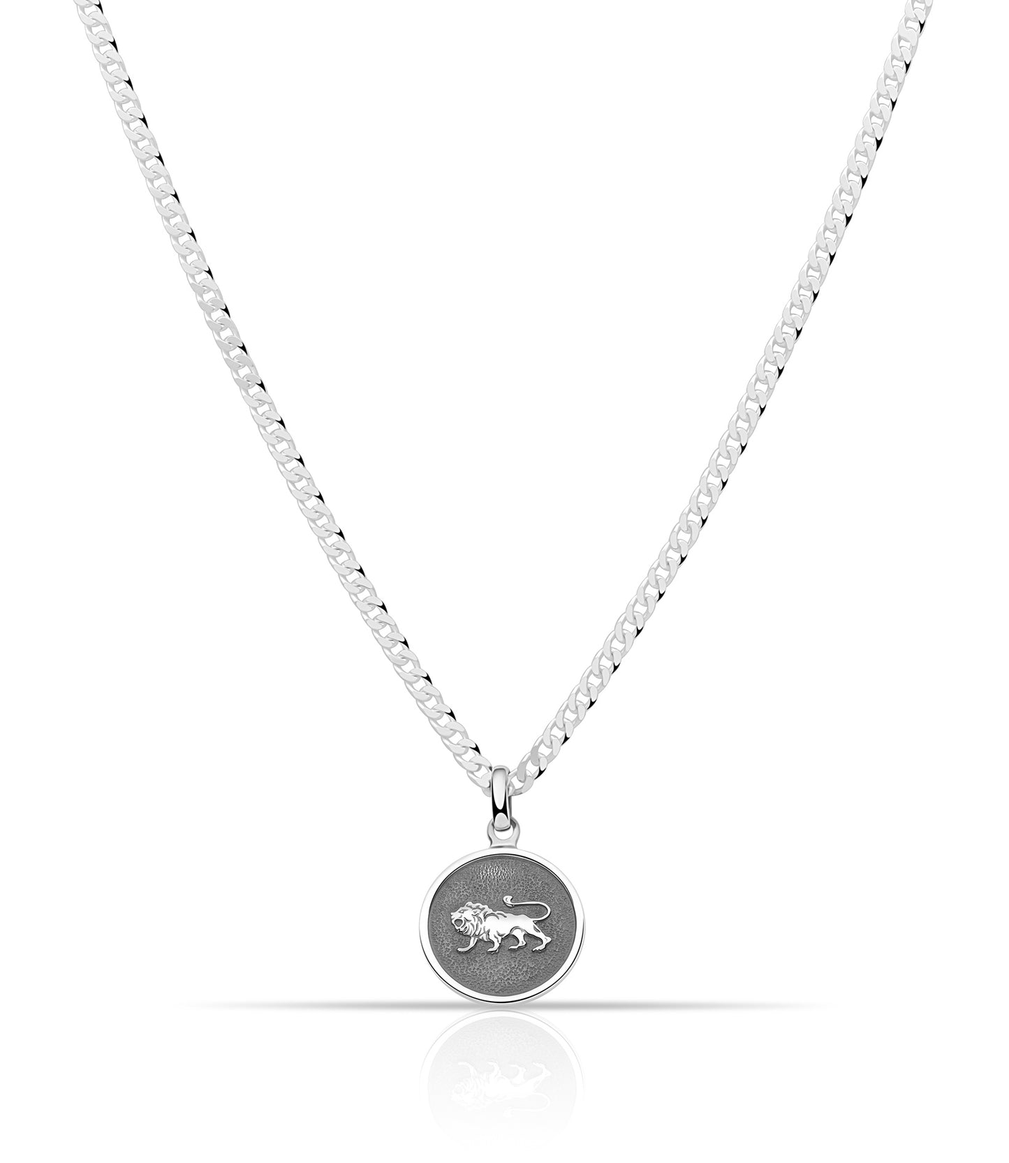Sternzeichenanhänger Löwe 925er Sterling Silber Massiv