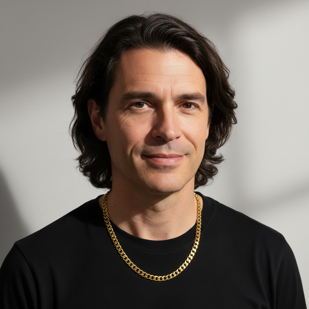 Panzerkette 4 mm 585er Vergoldet