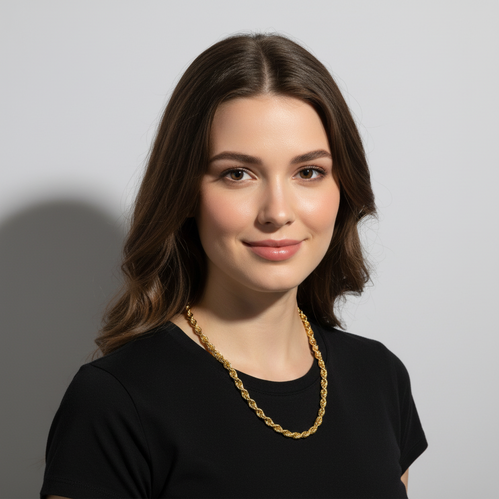 Tony Fein Kordelkette 6mm 585er Vergoldet