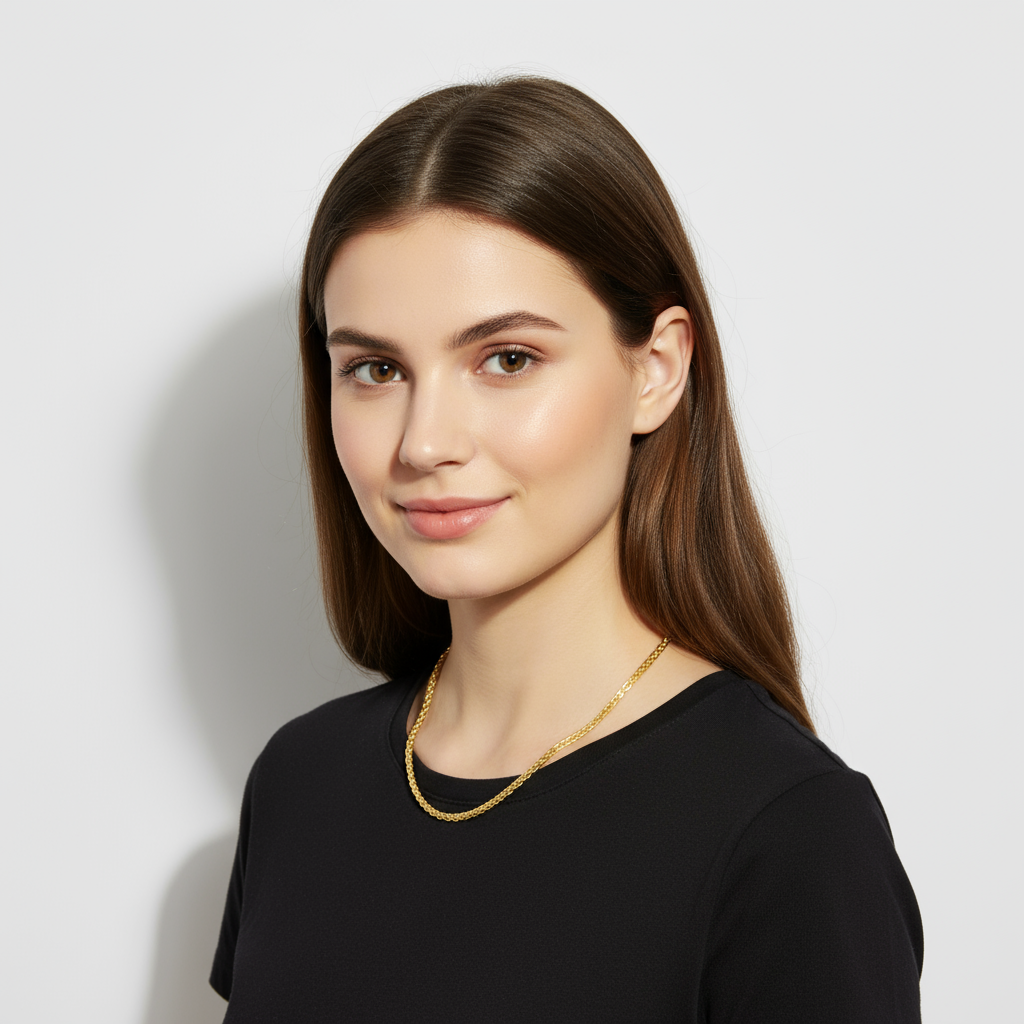 Cristallino Kette 3,5mm 585er Vergoldet