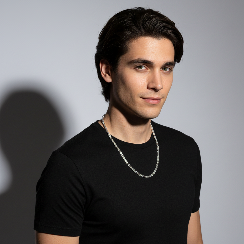 Königskette 3,8mm 925er Silber