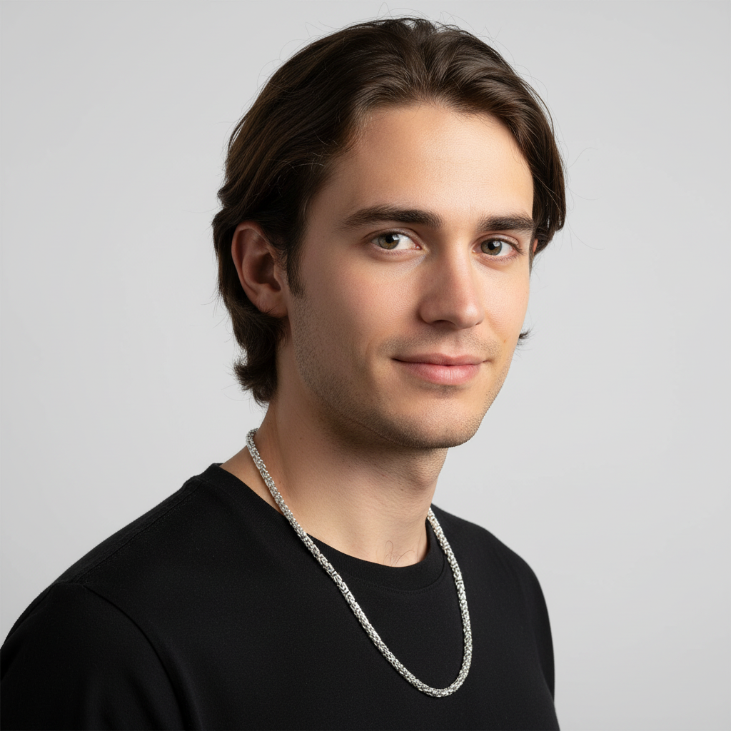 Königskette 3,8mm 925er Silber