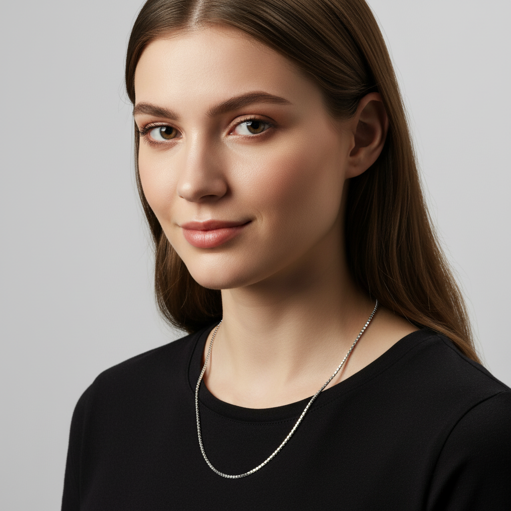 Venezianerkette 1,2mm 925er Silber