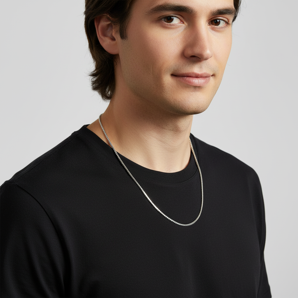 Venezianerkette 1,2mm 925er Silber