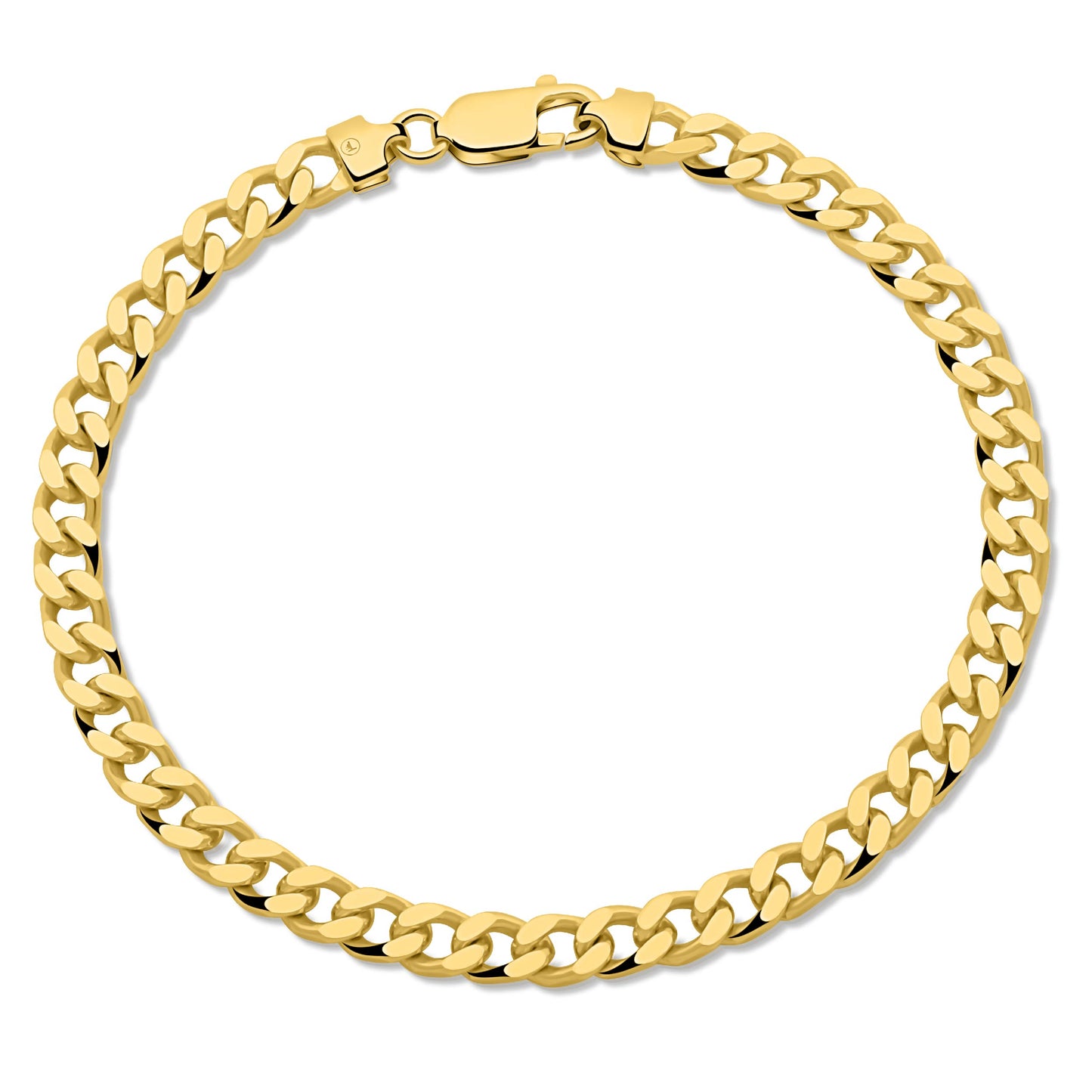 Panzerarmband 5 mm 585er Vergoldet