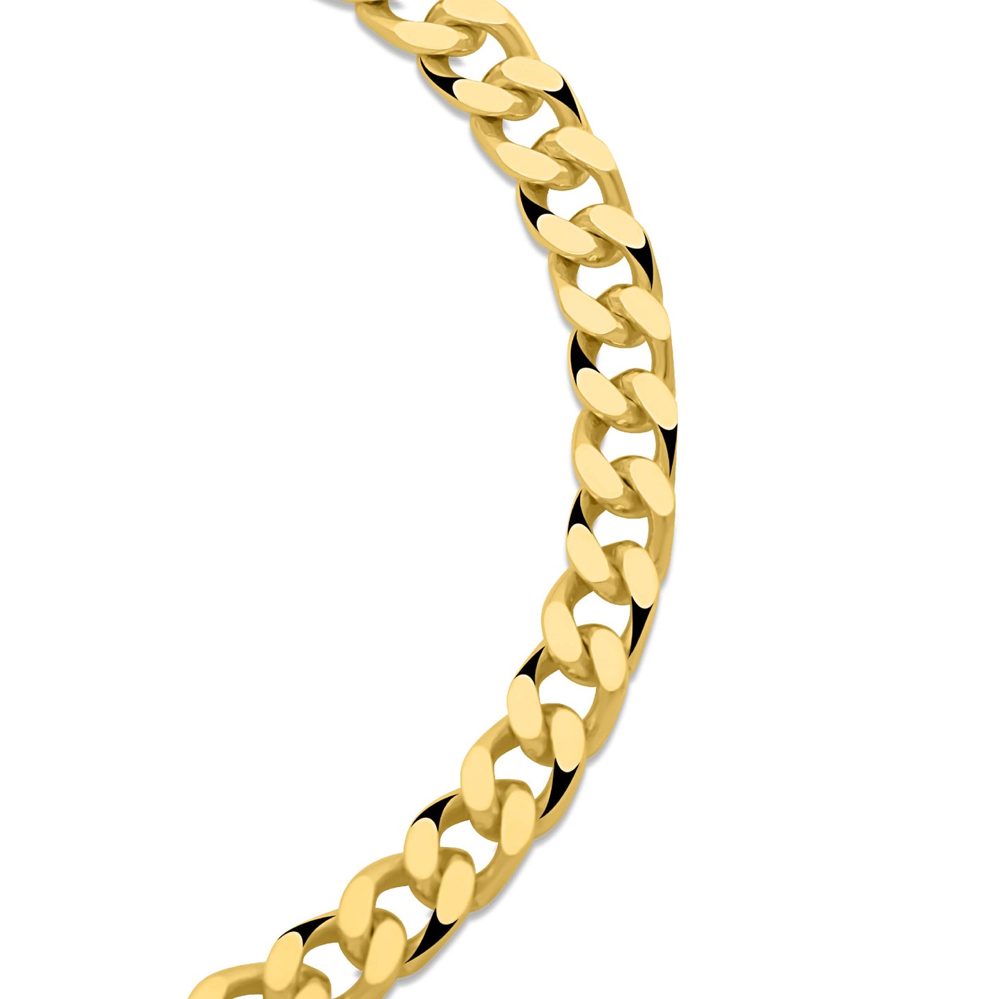 Panzerarmband 5 mm 585er Vergoldet