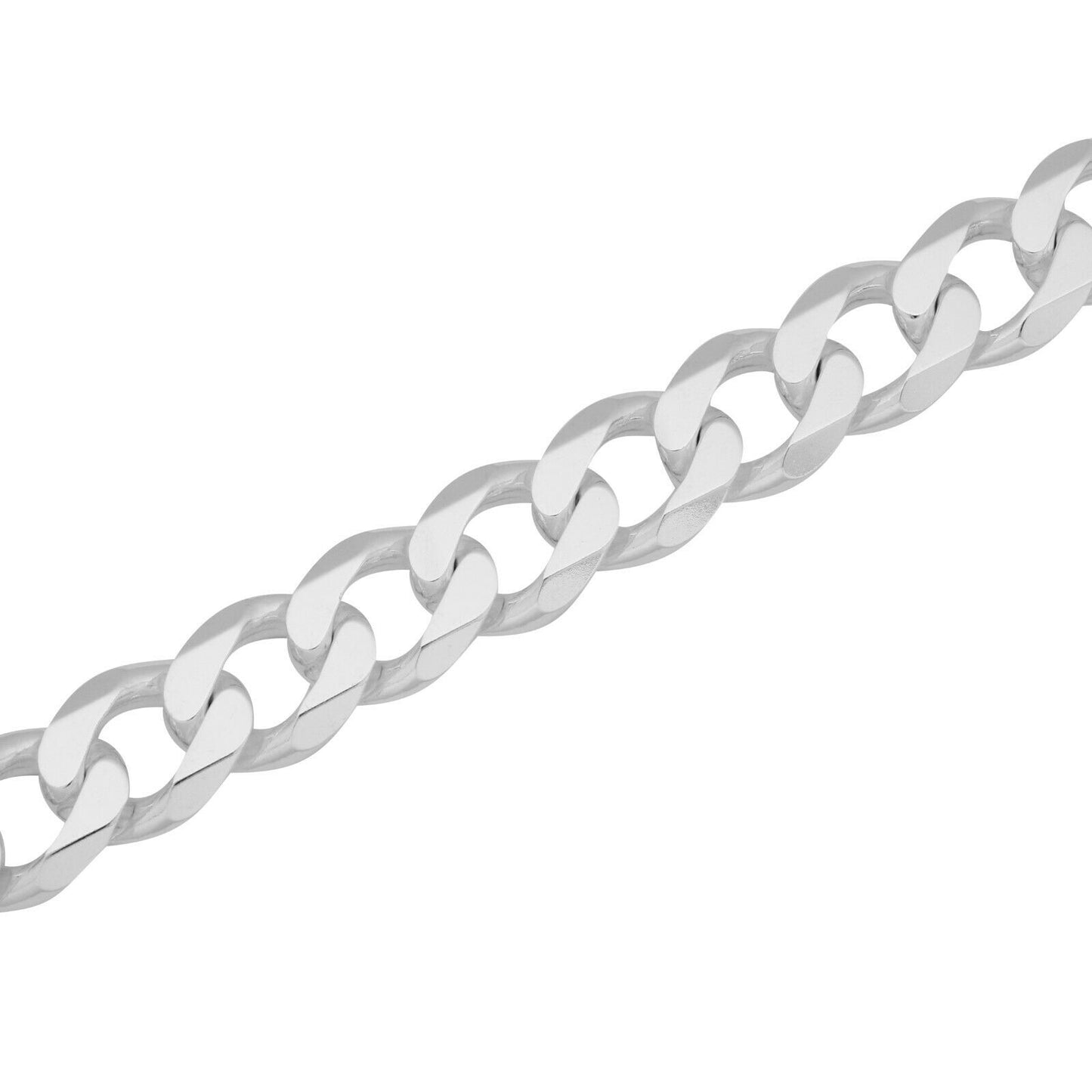 Panzerarmband 17 mm 925er Sterling Silber Massiv