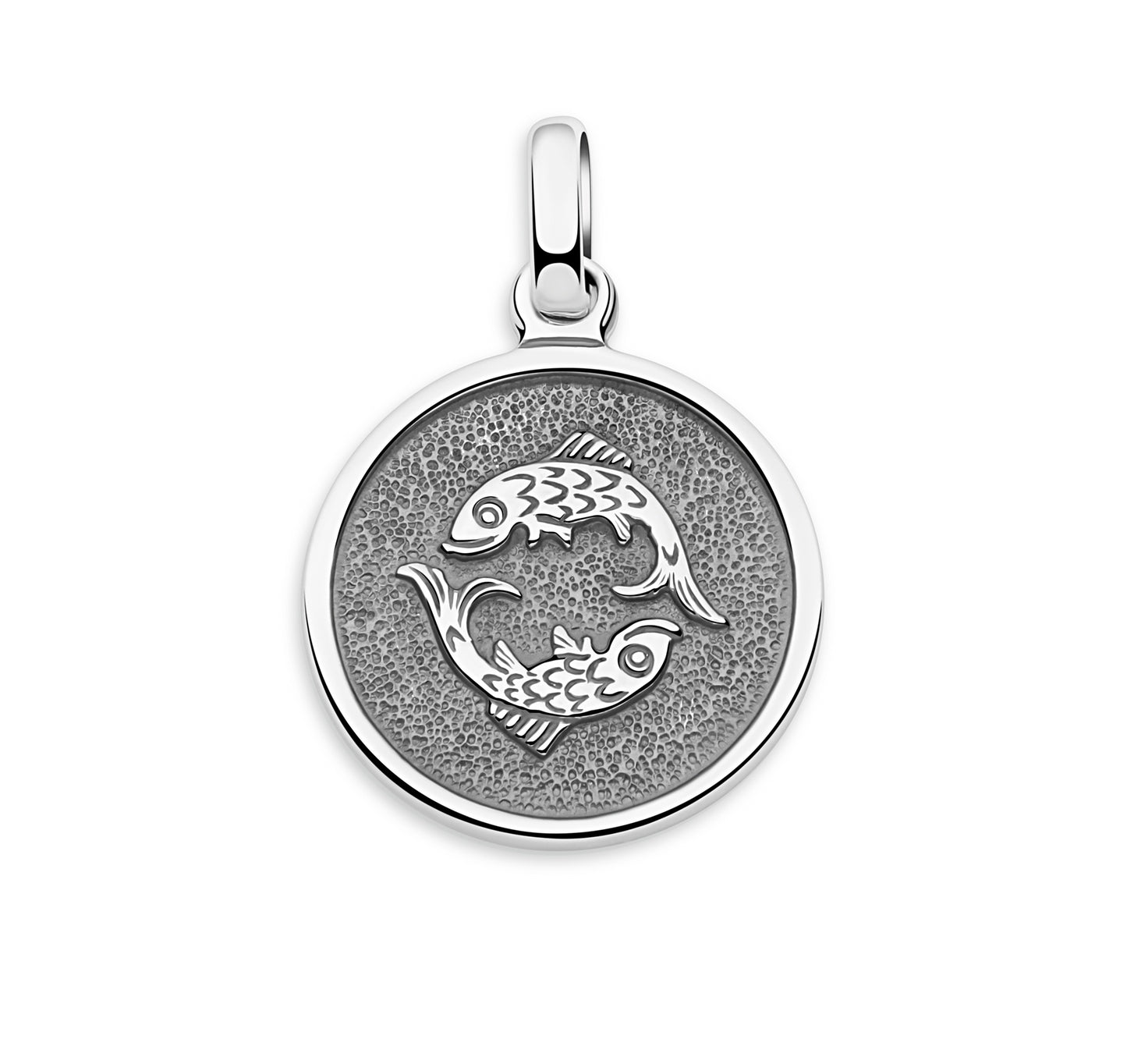 Sternzeichenanhänger Fische 925er Sterling Silber Massiv