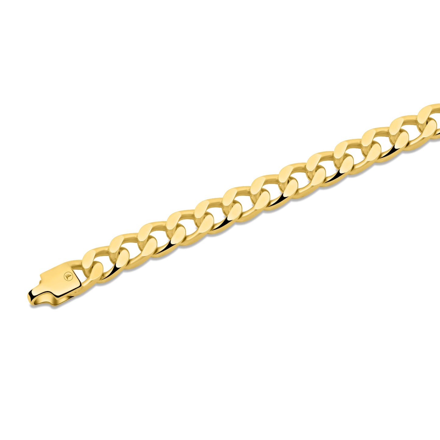 Panzerarmband 4 mm 585er Vergoldet