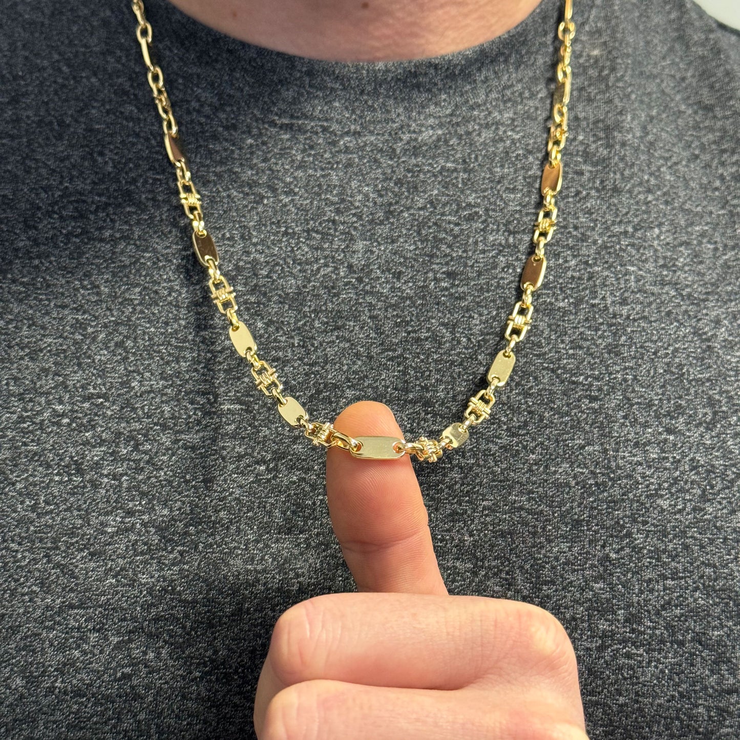 Pantheranhänger Groß 585er Vergoldet