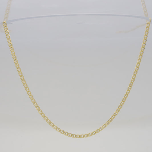 Stegpanzerkette 3,5mm 585er Vergoldet