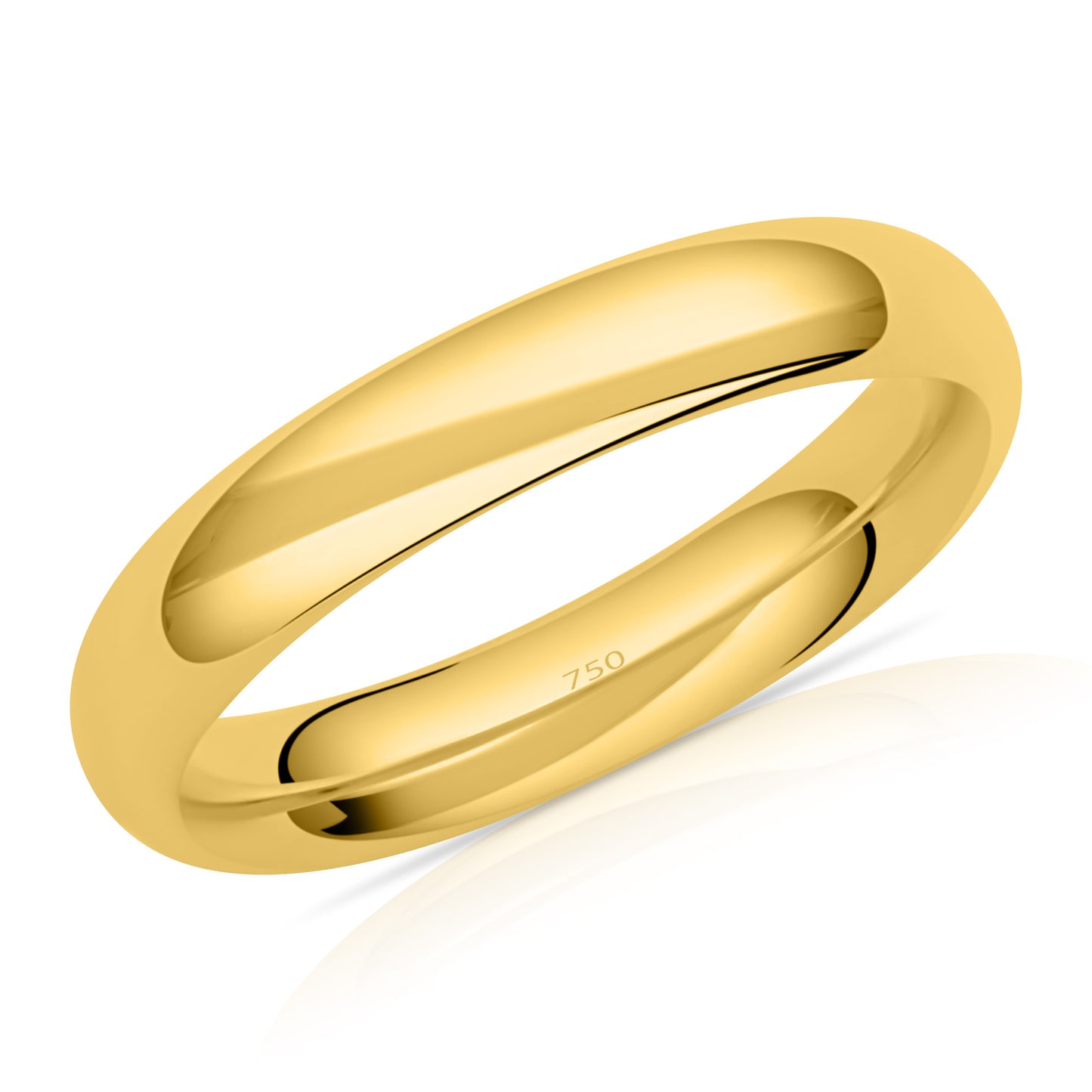 Trauring 4,5mm 750er Gold