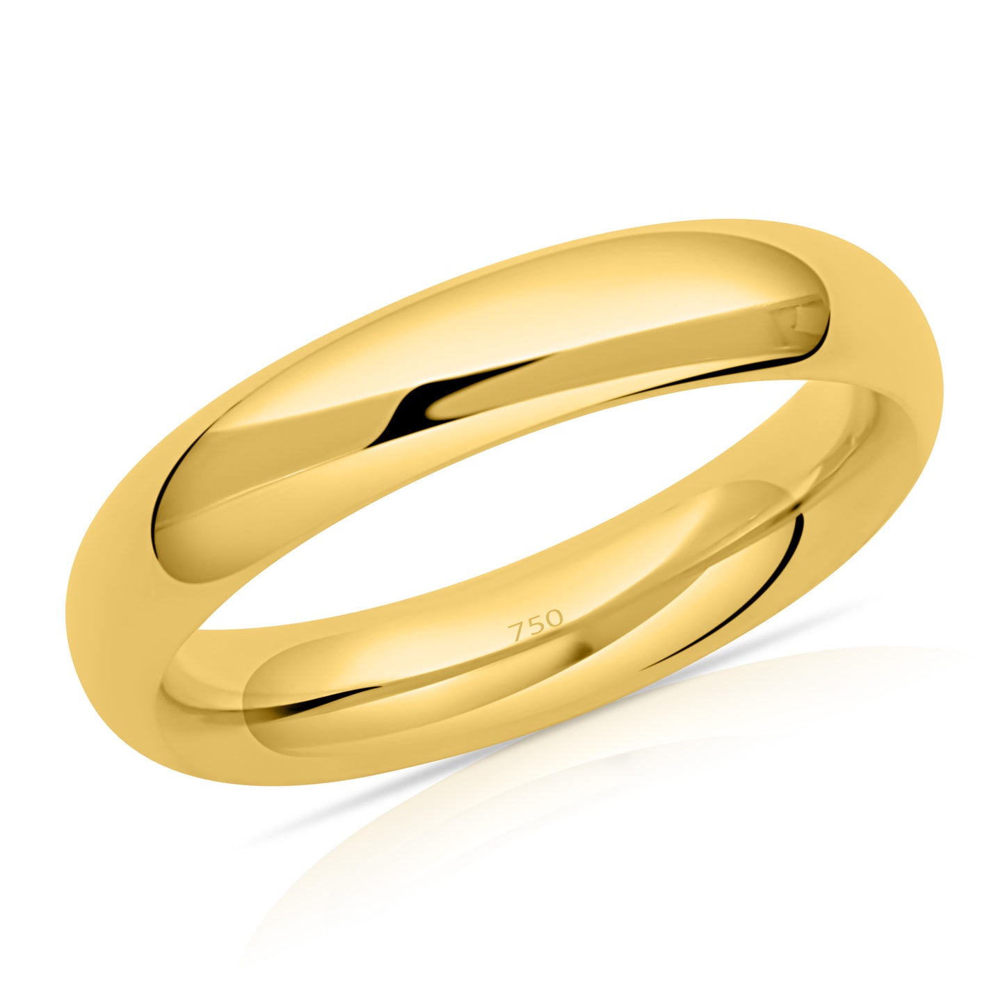 Trauring 5mm 750er Gold