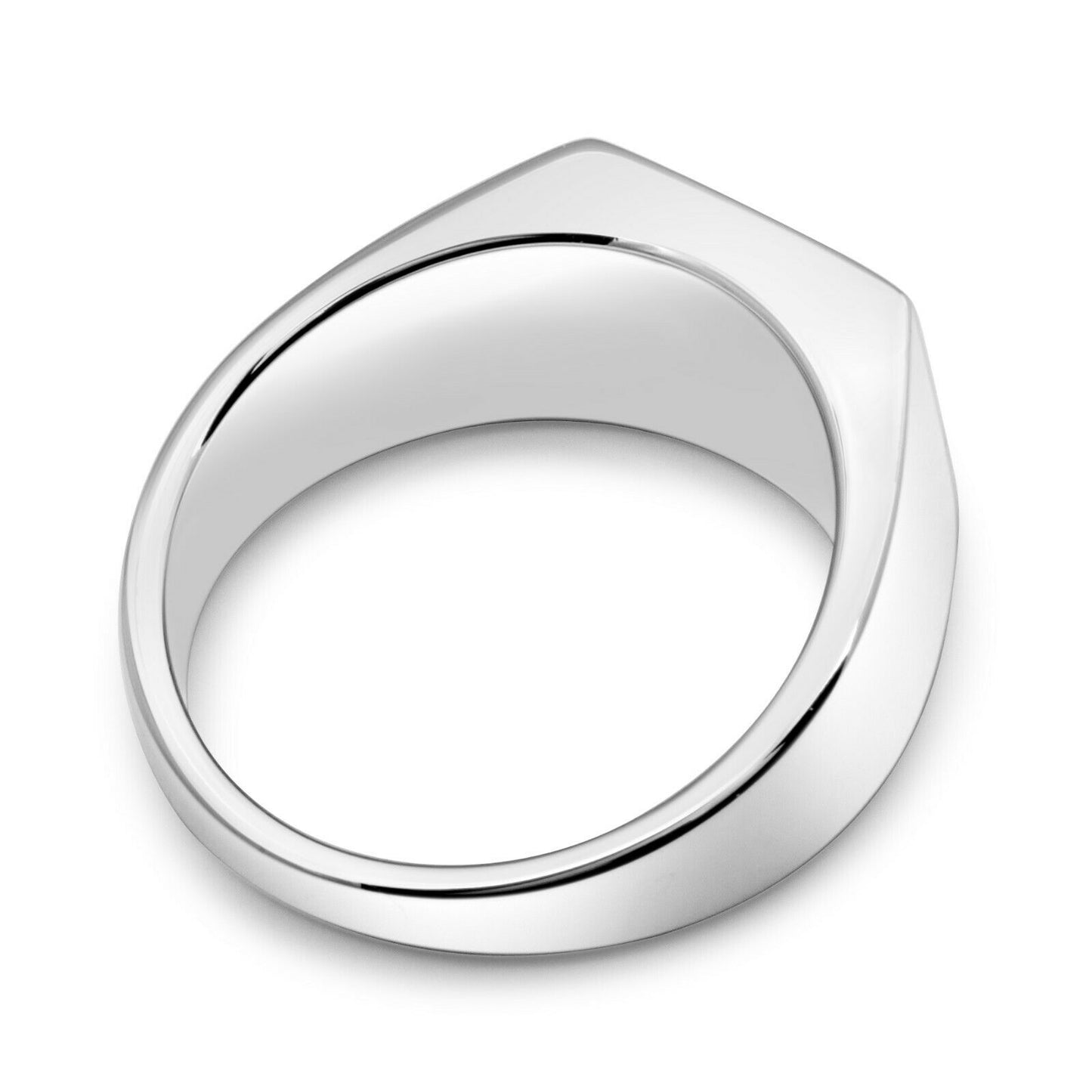 Siegelring Schlicht 925er Sterling Silber Massiv