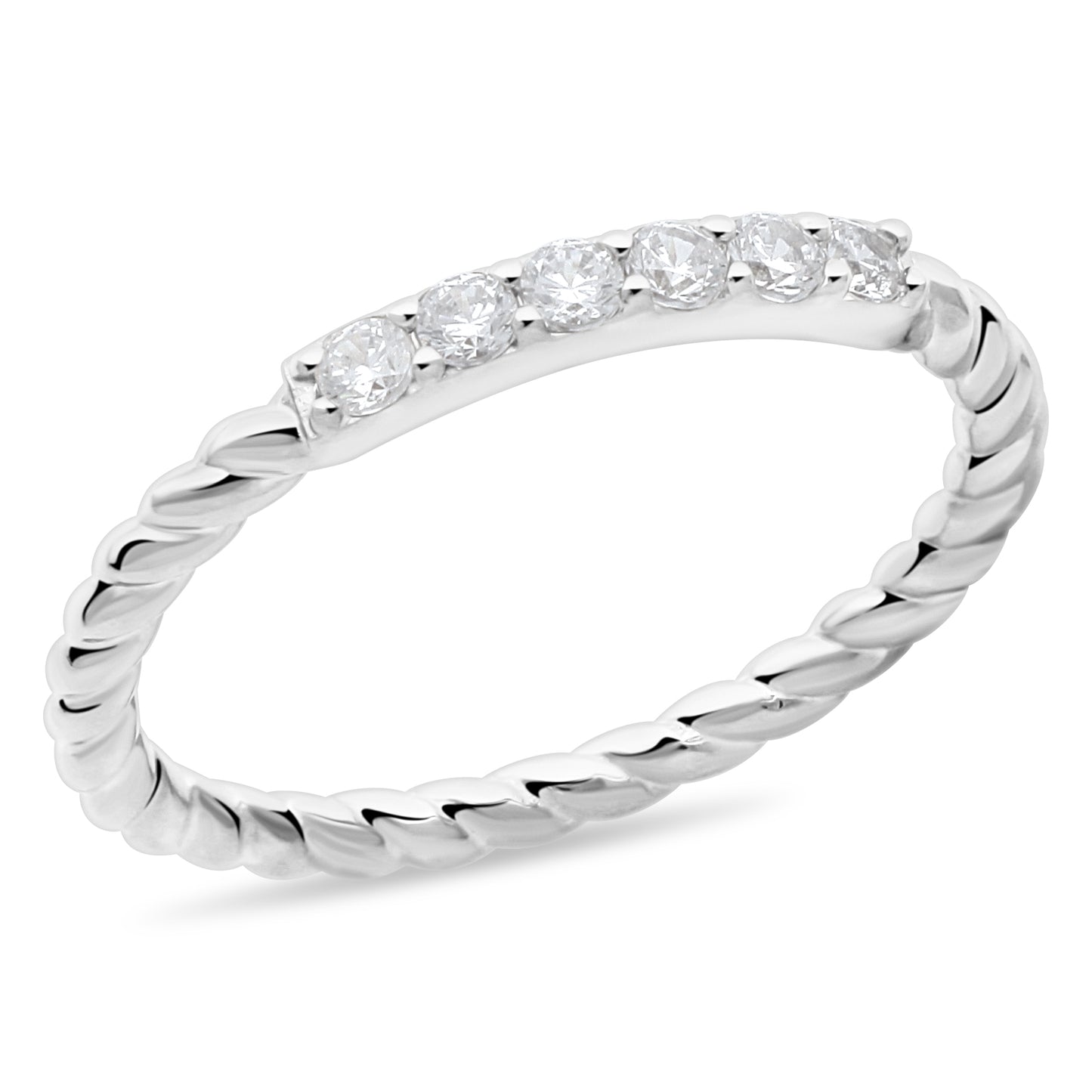 Ring Gedreht 925er Silber