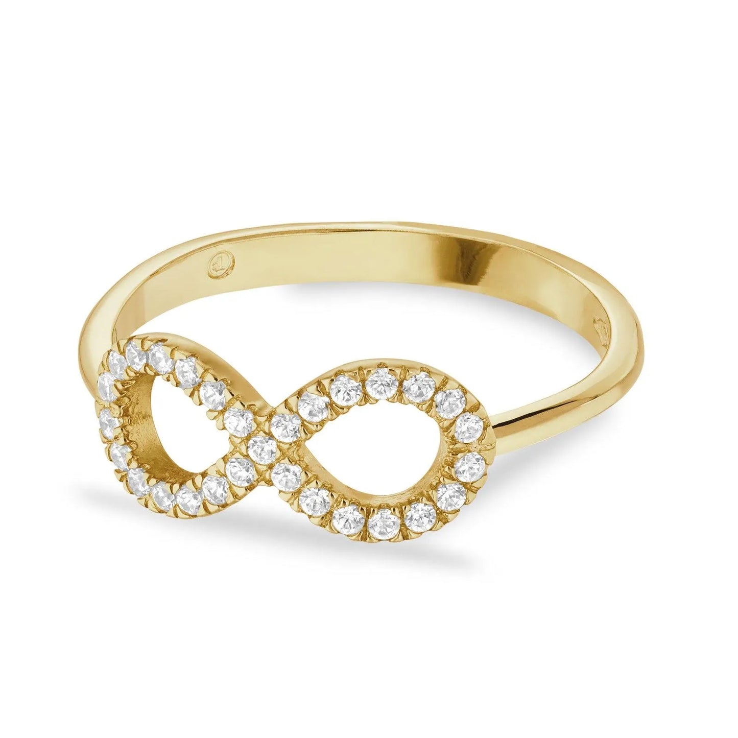 Schleifen Ring 585er Gold