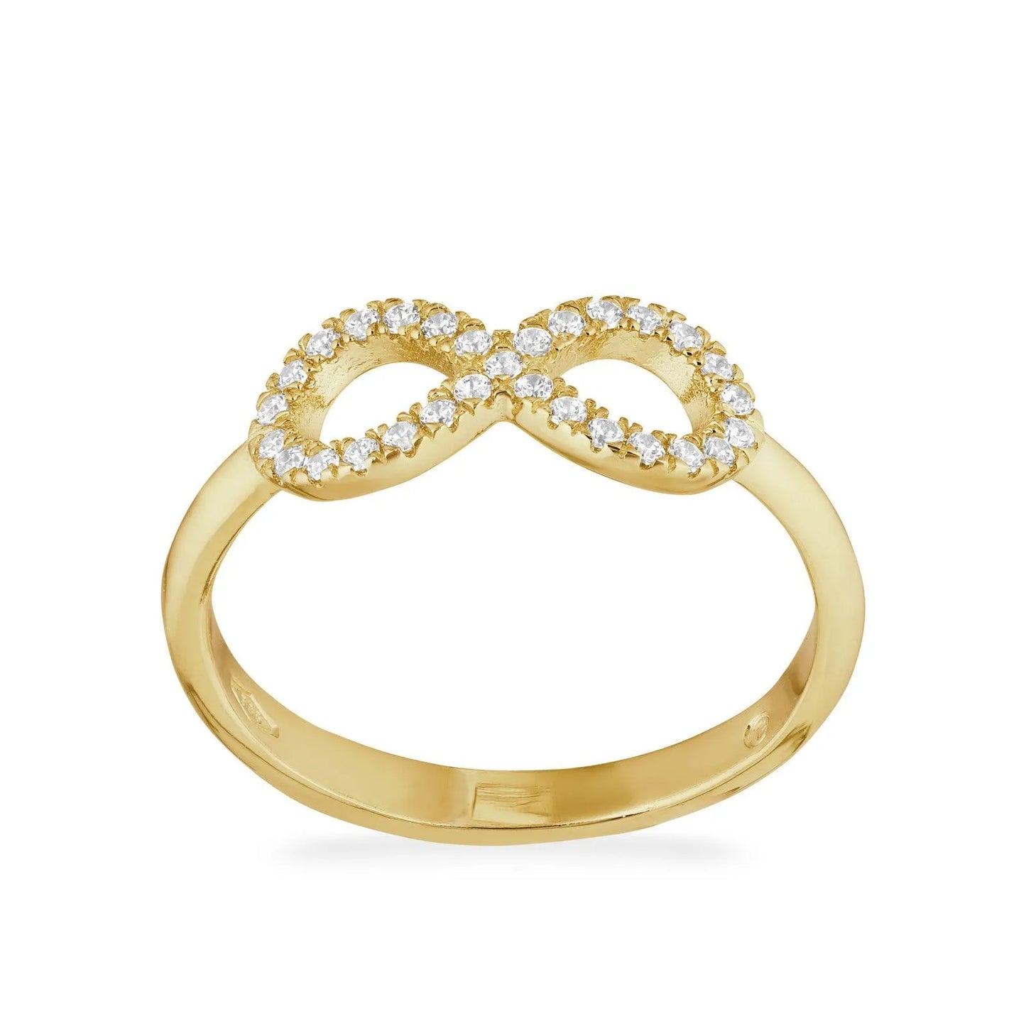 Schleifen Ring 585er Gold