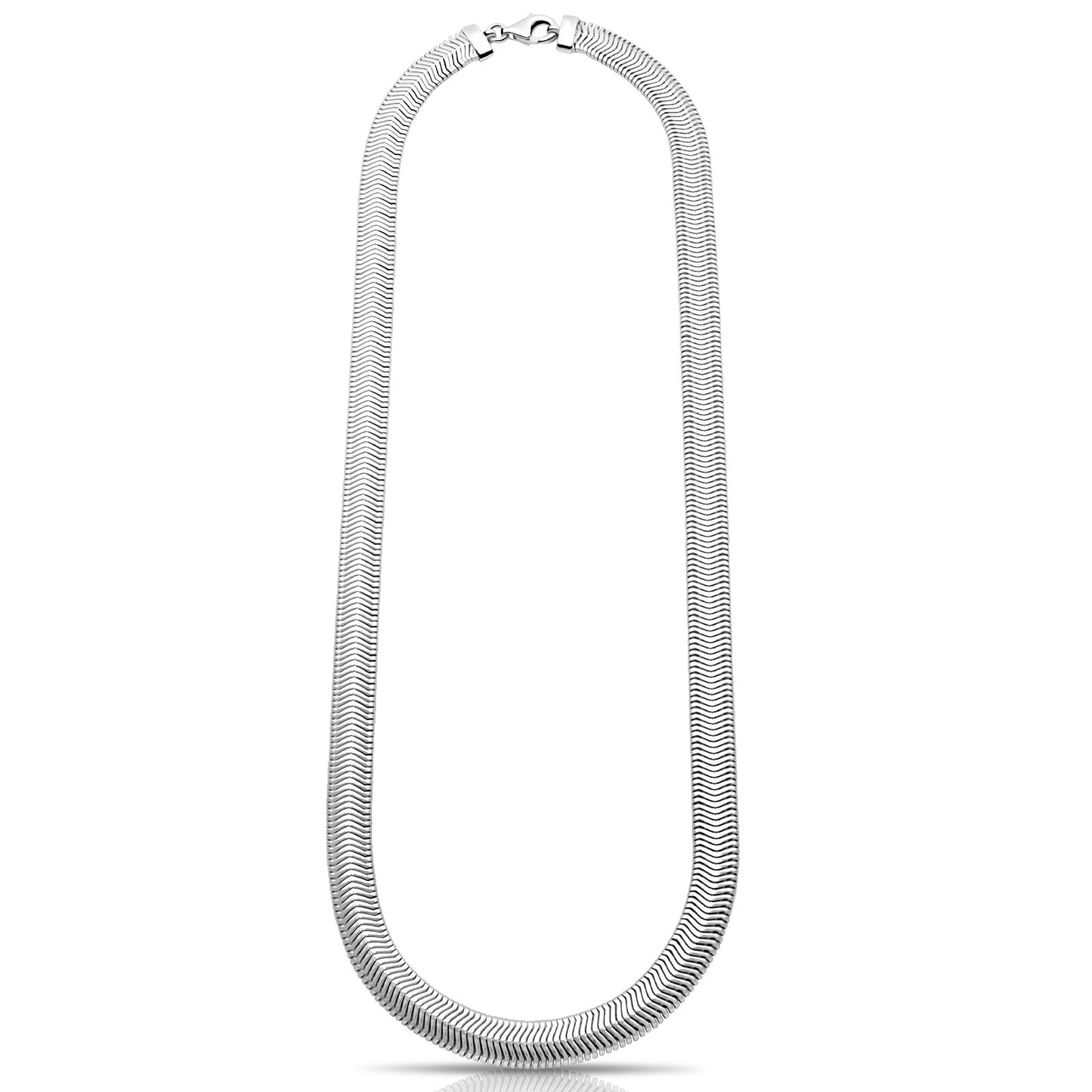 Schlangenkette Collier 925er Sterling Silber Massiv