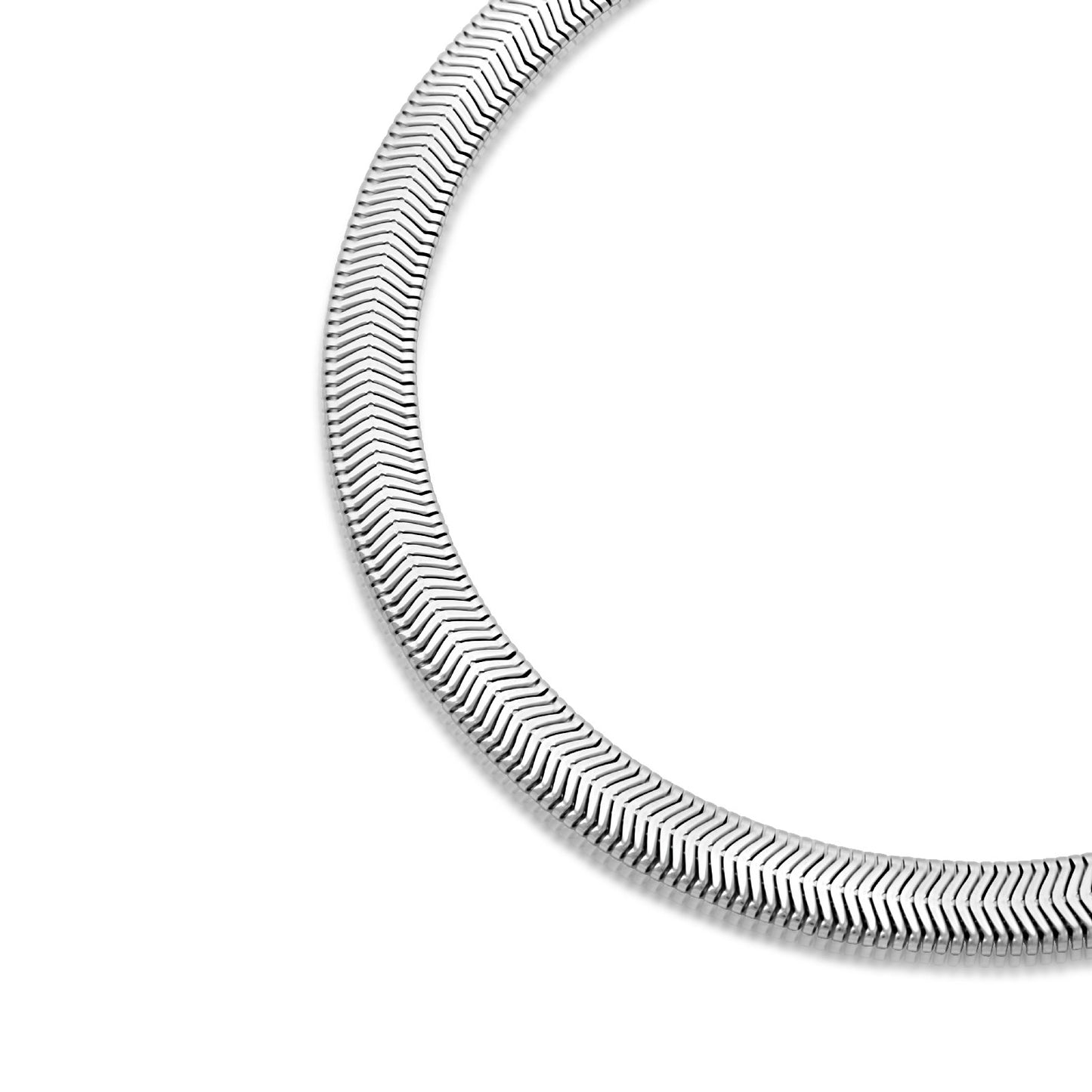 Schlangenkette Collier 925er Sterling Silber Massiv