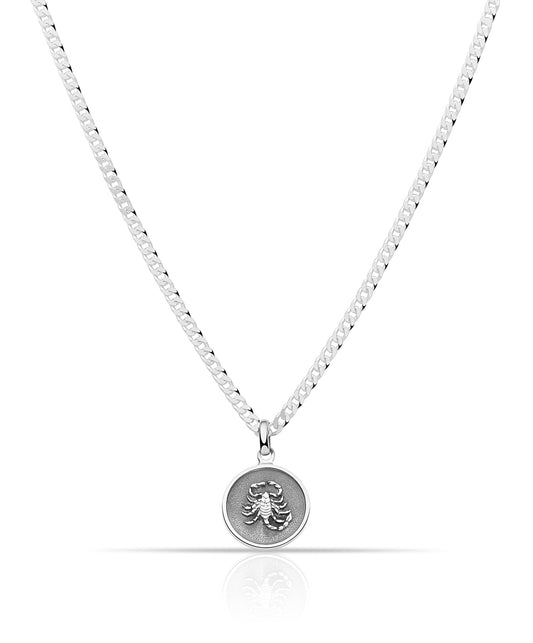 Sternzeichenanhänger Skorpion 925er Sterling Silber Massiv