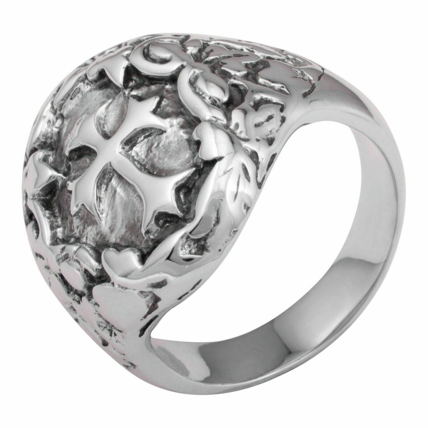 Kreuz Ring 925er Silber