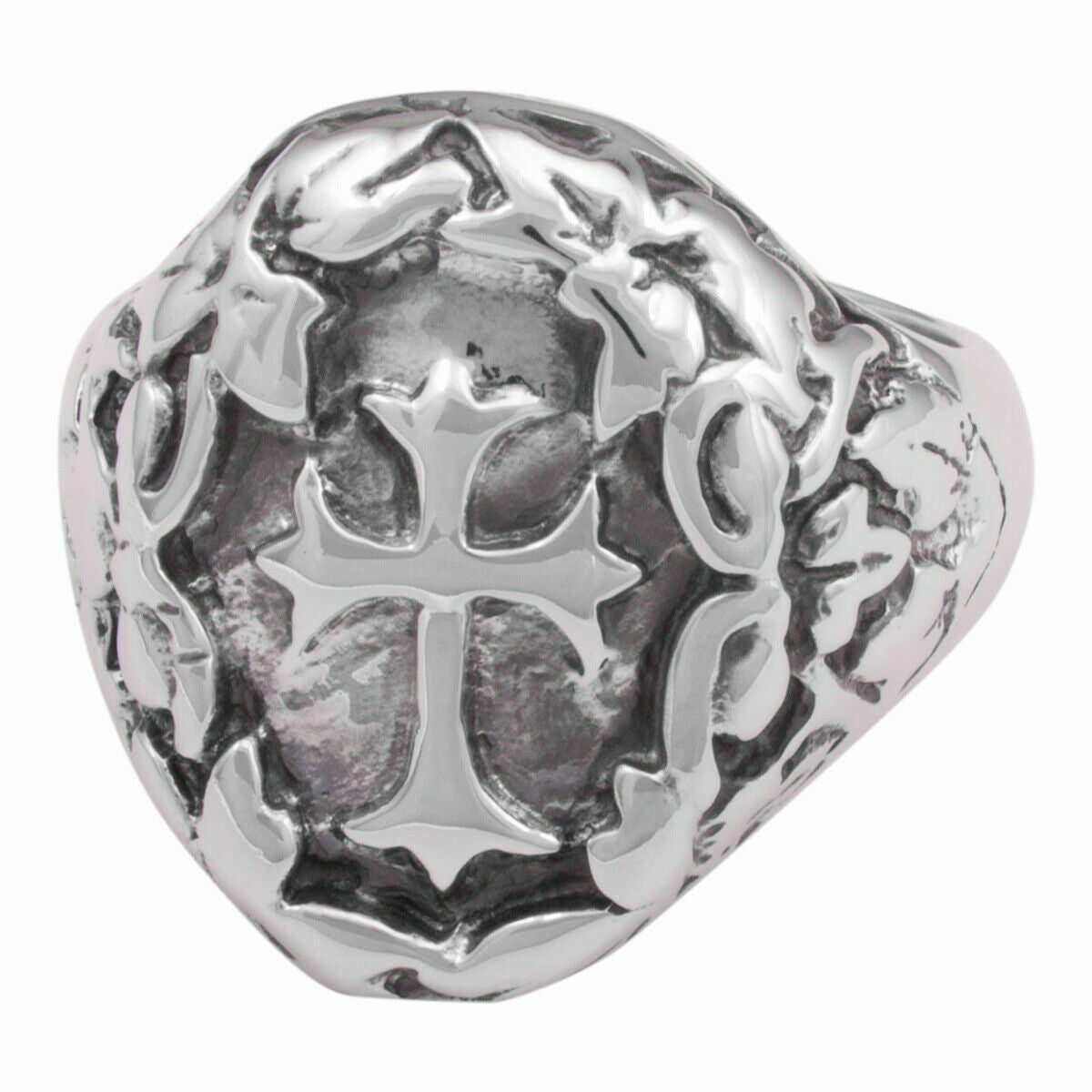 Kreuz Ring 925er Silber