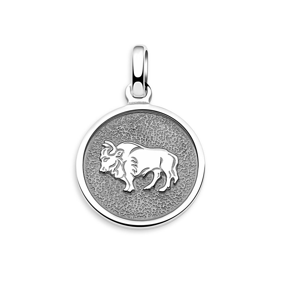 Sternzeichenanhänger Stier 925er Sterling Silber Massiv