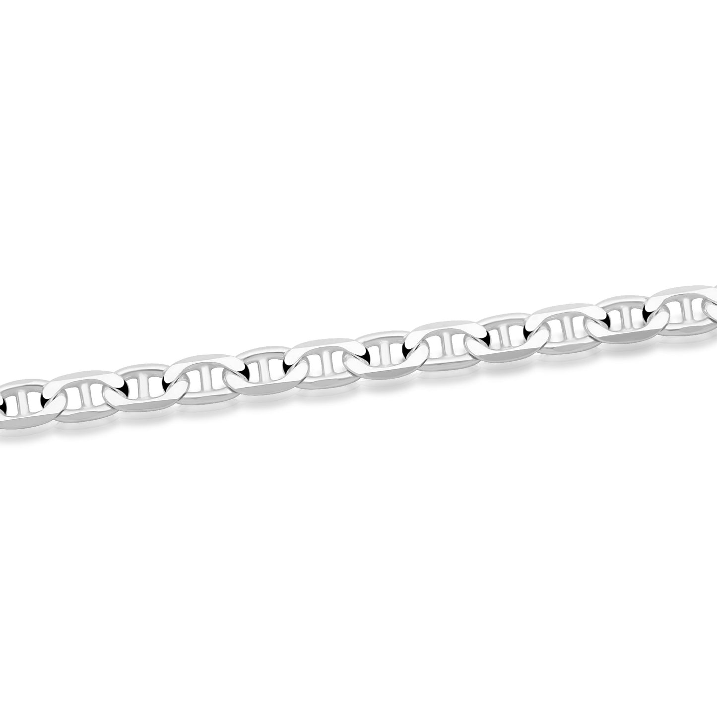 Stegpanzerkette 5,5mm 925er Silber