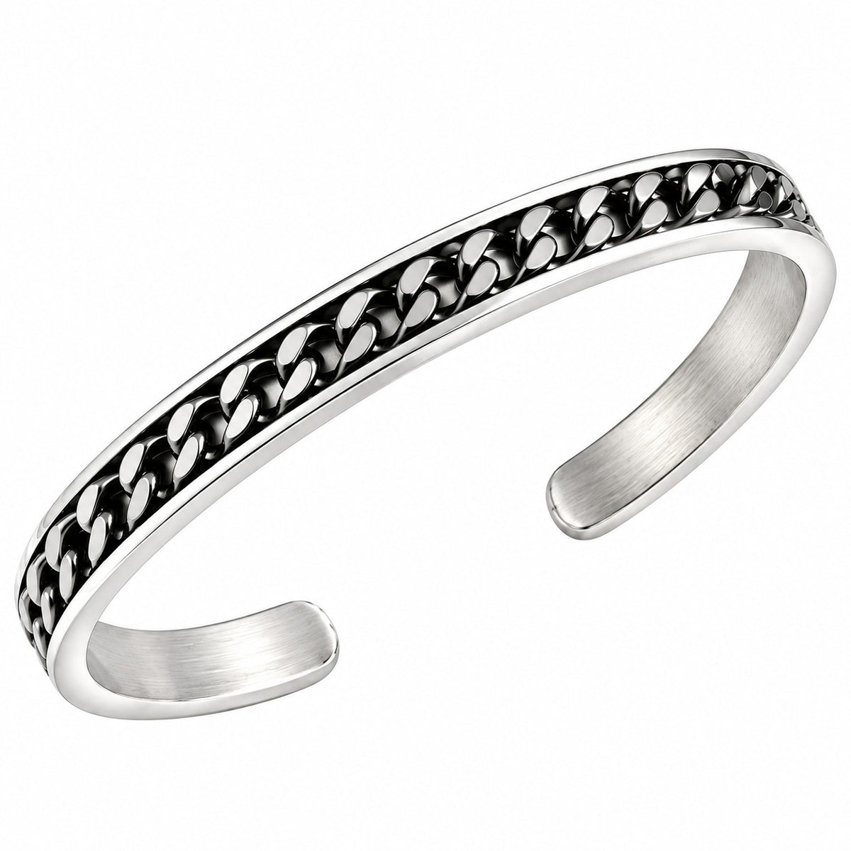 Armreif Panzerarmband Design 925er Sterling Silber