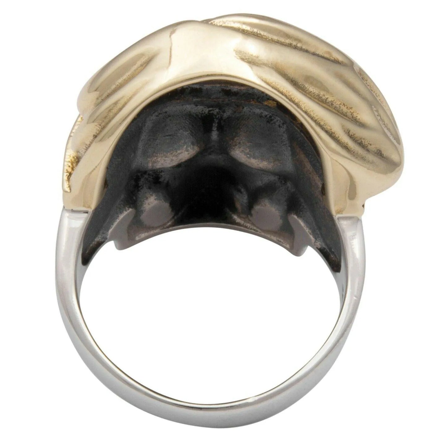 Totenkopf Ring Vergoldet 925er