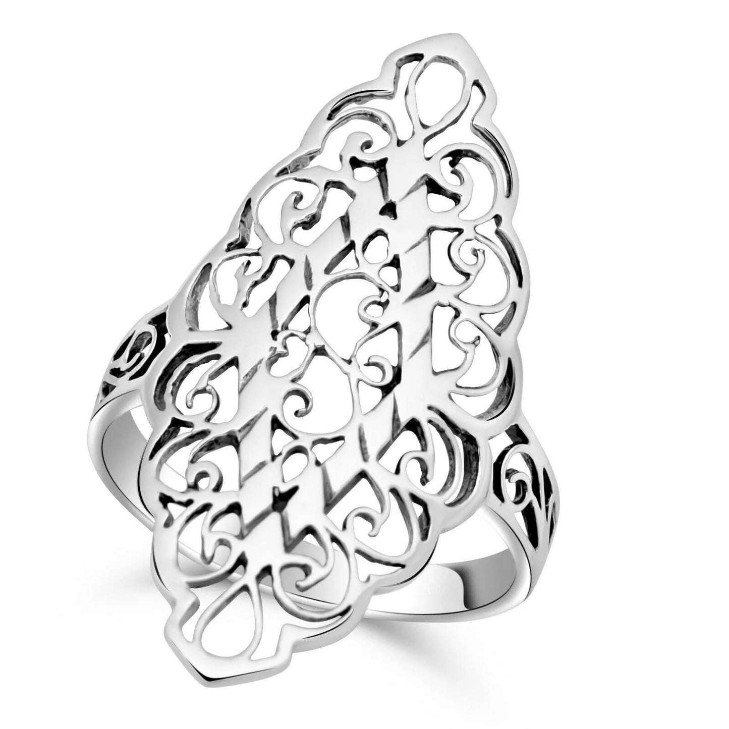 Ornament Ring 925er Silber