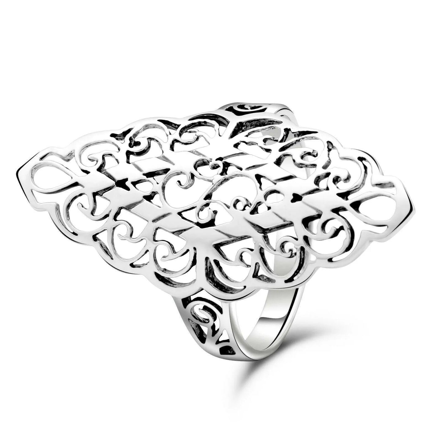 Ornament Ring 925er Silber