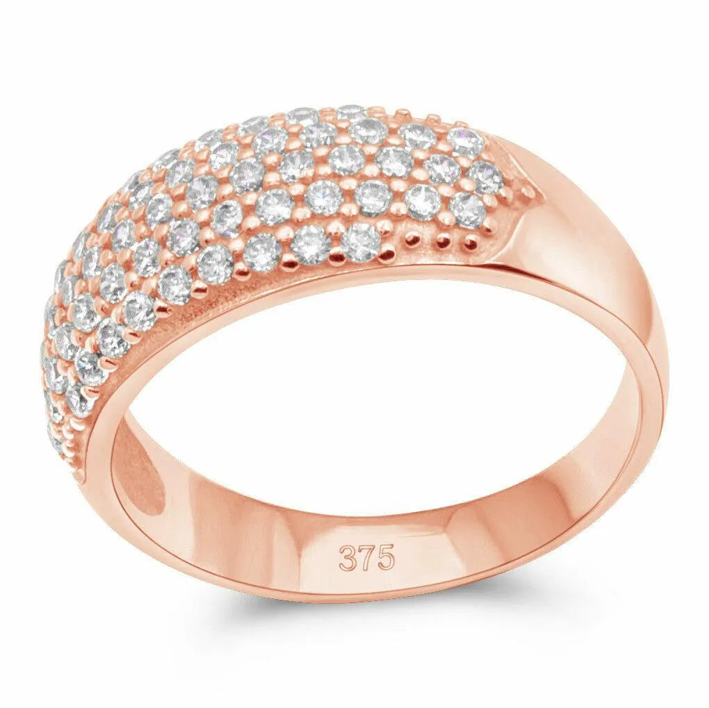 Cocktail Ring 375er Rose Gold