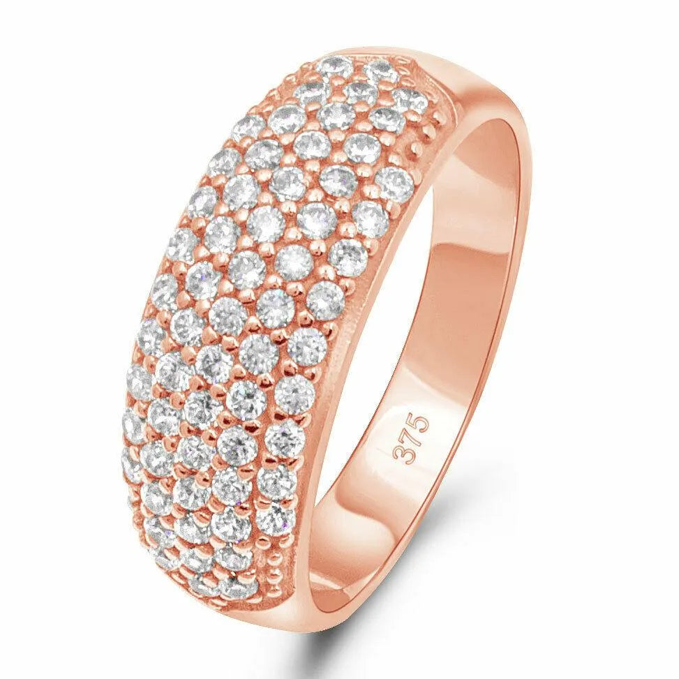 Cocktail Ring 375er Rose Gold