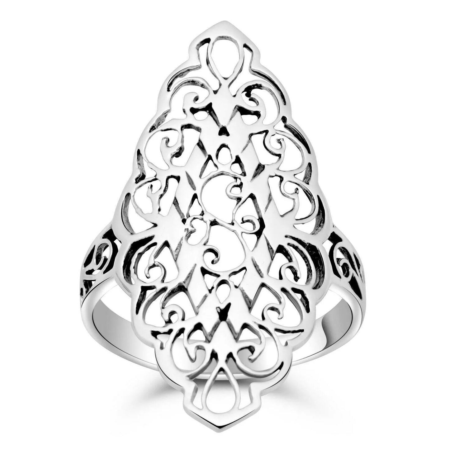 Ornament Ring 925er Silber