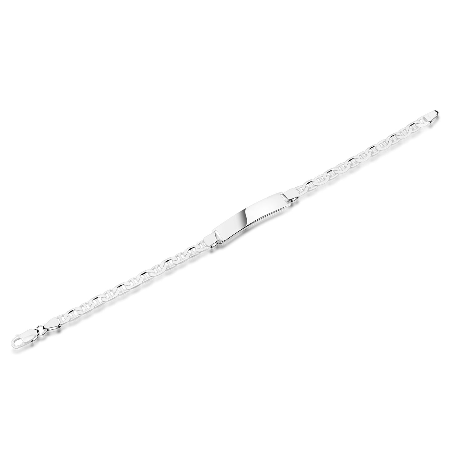 Gravurarmband 8 mm 925er Sterling Silber Massiv