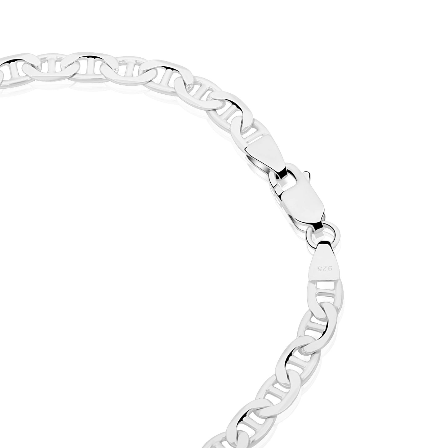 Gravurarmband 8 mm 925er Sterling Silber Massiv