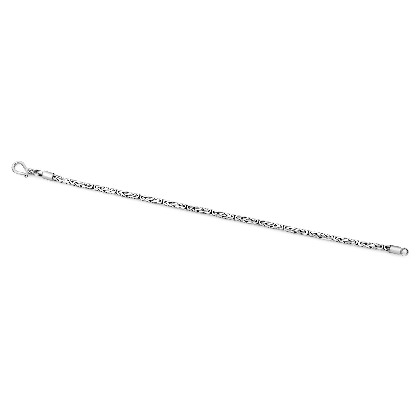 Königsarmband Oxidiert 2,5mm 925er Silber