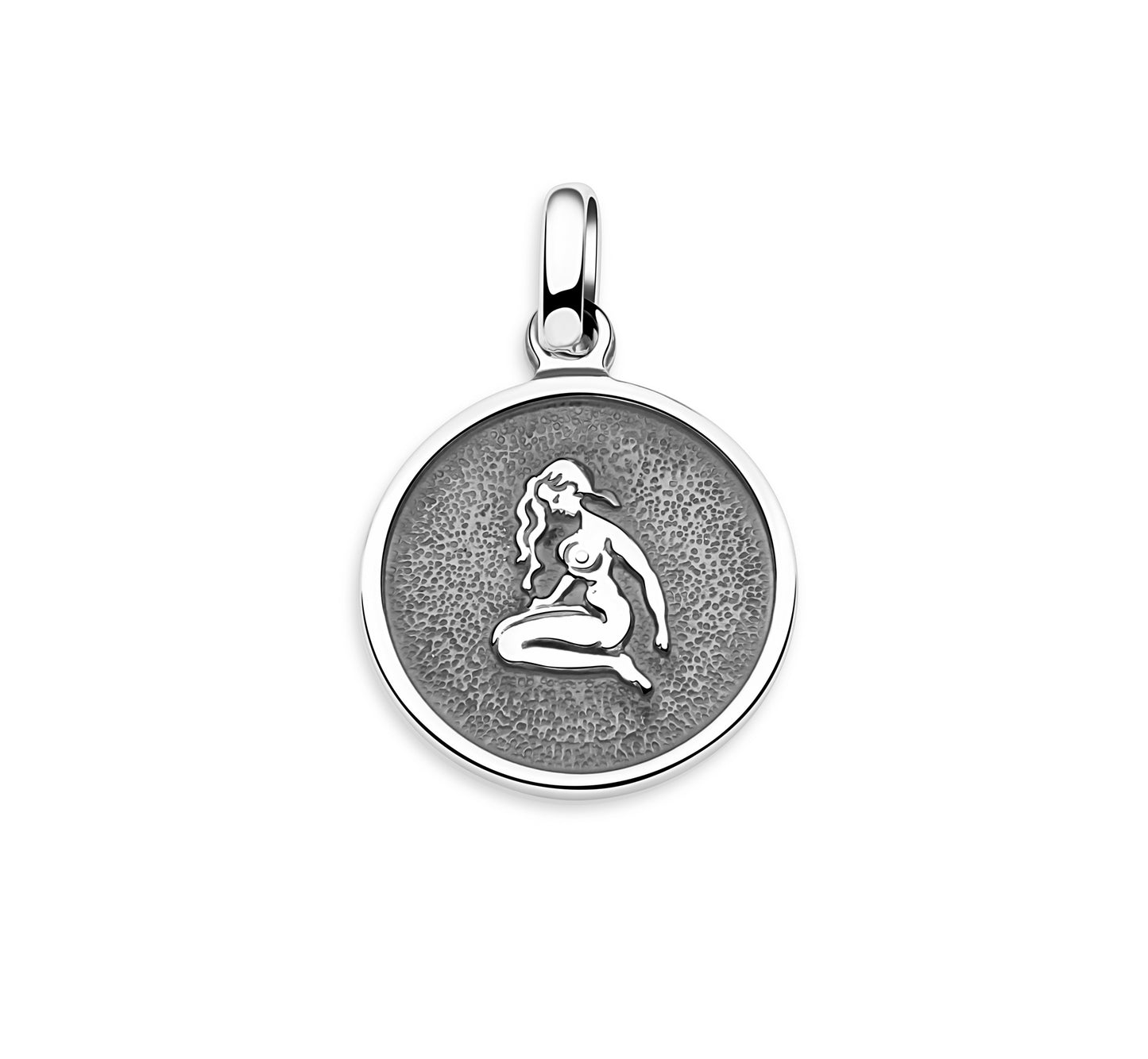 Sternzeichenanhänger Jungfrau 925er Sterling Silber Massiv
